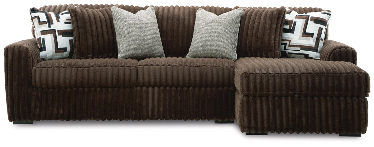Sofá seccional de dos piezas con chaise longue Midnight-Madness