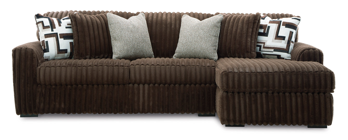 Midnight-Madness 2-Piece Sectional Sofa with Chaise
