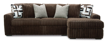 Midnight-Madness 2-Piece Sectional Sofa with Chaise