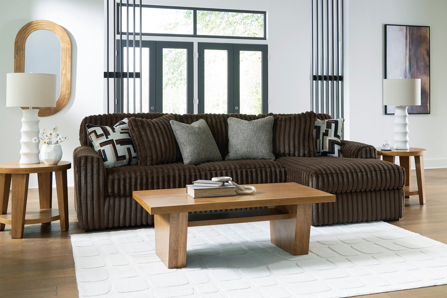 Midnight-Madness 2-Piece Sectional Sofa with Chaise