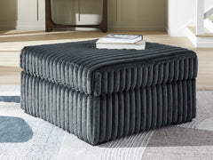 Midnight-Madness Oversized Accent Ottoman