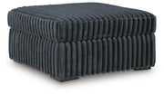 Midnight-Madness Oversized Chair and Ottoman