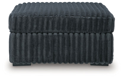 Midnight-Madness Oversized Accent Ottoman