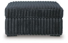 Midnight-Madness Oversized Chair and Ottoman