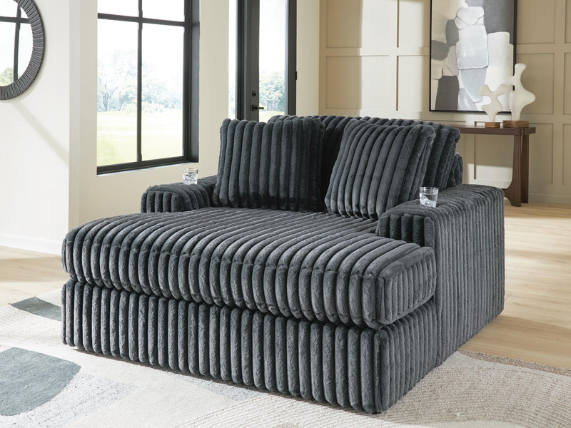 Midnight-Madness Oversized Chaise