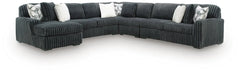 Midnight-Madness 5-Piece Sectional with Chaise