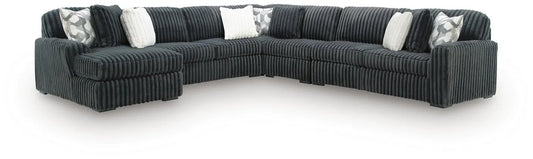 Midnight-Madness 5-Piece Sectional with Chaise