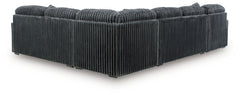 Midnight-Madness 4-Piece Sectional with Chaise