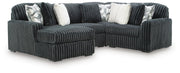 Midnight-Madness 4PC Sectional with Chaise