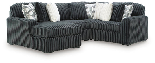 Midnight-Madness 4PC Sectional with Chaise