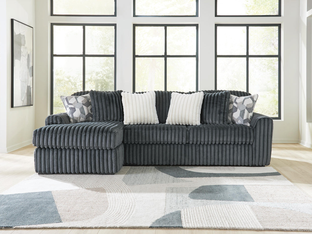 Midnight-Madness 2-Piece Sectional Sofa Chaise