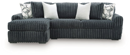 Midnight-Madness 2-Piece Sectional Sofa Chaise