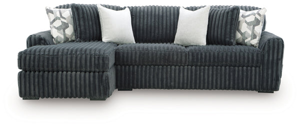 Midnight-Madness 2-Piece Sectional Sofa Chaise