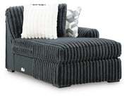 Midnight-Madness Charcoal 3PC Sectional with Chaise Set