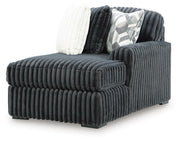 Midnight-Madness Charcoal 3PC Sectional with Chaise Set