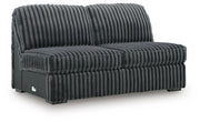 Midnight-Madness Charcoal 3PC Sectional with Chaise Set