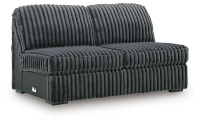 Midnight-Madness Charcoal 3PC Sectional with Chaise Set