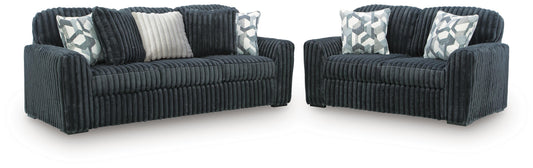 Midnight-Madness 2PC Living Room Set