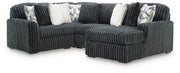 Midnight-Madness 4PC Sectional with Chaise