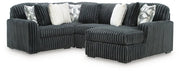 Midnight-Madness 4PC Sectional with Chaise