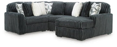 Midnight-Madness 4PC Sectional with Chaise