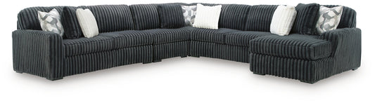 Midnight-Madness 5PC Sectional with Chaise