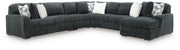 Midnight-Madness 5PC Sectional with Chaise