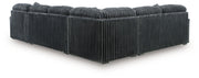 Midnight-Madness 4-Piece Sectional with Chaise