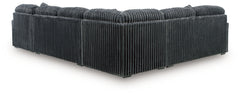 Midnight-Madness 4-Piece Sectional with Chaise