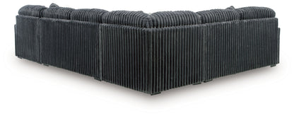 Midnight-Madness 4-Piece Sectional with Chaise