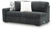Midnight-Madness Charcoal 3PC Sectional with Chaise Set