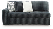 Midnight-Madness Charcoal 3PC Sectional with Chaise Set