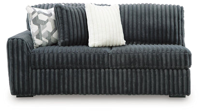 Midnight-Madness Charcoal 3PC Sectional with Chaise Set