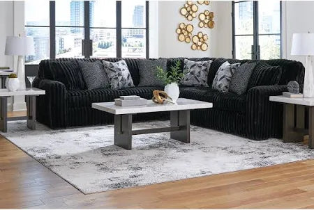 Midnight-Madness 3PC Sectional with Chaise