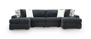 Midnight-Madness 4PC Sectional Set