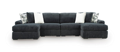 Midnight-Madness 4PC Sectional Set