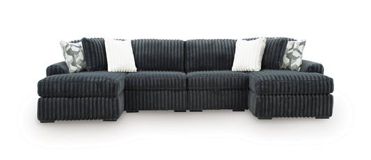Midnight-Madness 4PC Sectional Set