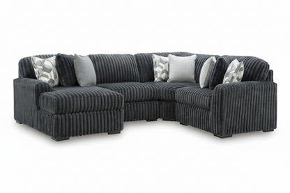 Midnight-Madness 4PC Sectional with Chaise