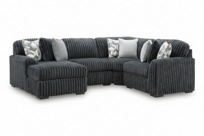 Midnight-Madness 4PC Sectional with Chaise