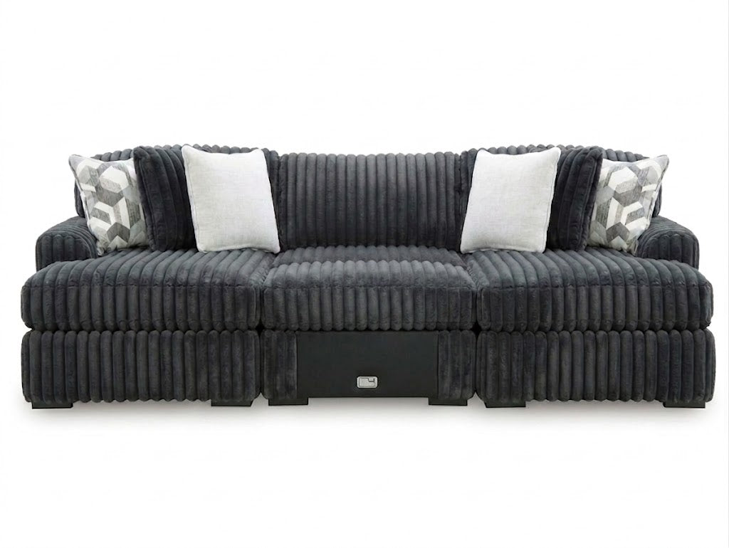 Midnight-Madness 3PC Double Chaise Sectional
