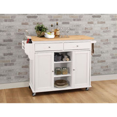 Carrito de cocina Tullarick de 47" de largo