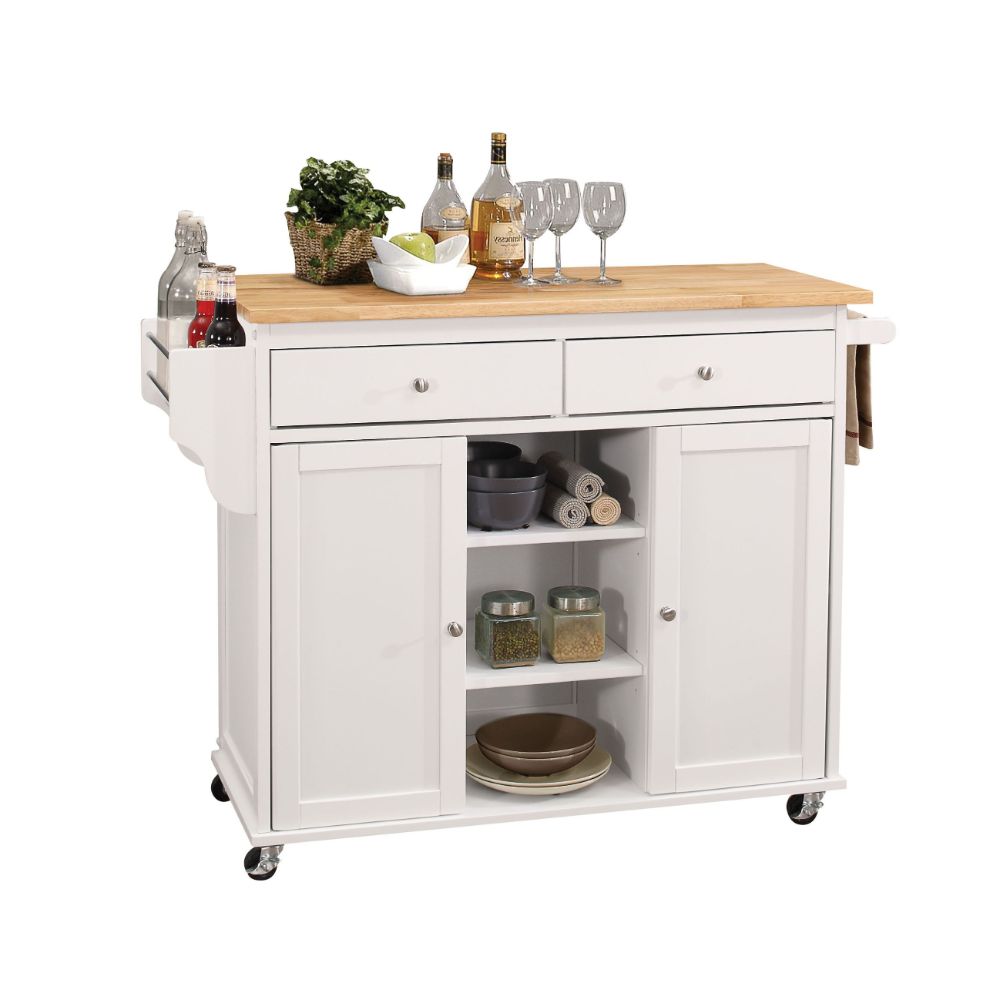 Carrito de cocina Tullarick de 47" de largo
