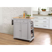 Carrito de cocina Tullarick de 35" de largo