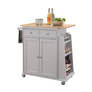 Carrito de cocina Tullarick de 35" de largo