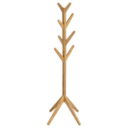 Perchero de madera maciza Margaret, perchero de roble natural