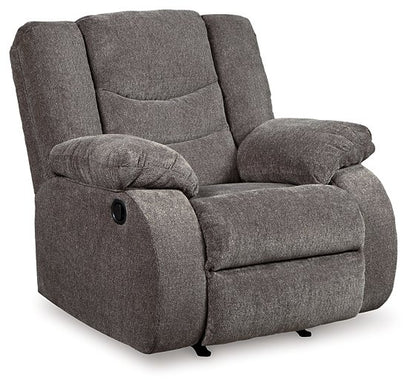 Tulen Rocker Recliner with Chenille Comfort