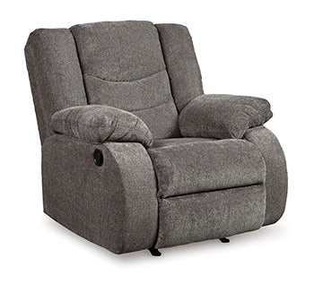 Tulen Rocker Recliner with Chenille Comfort