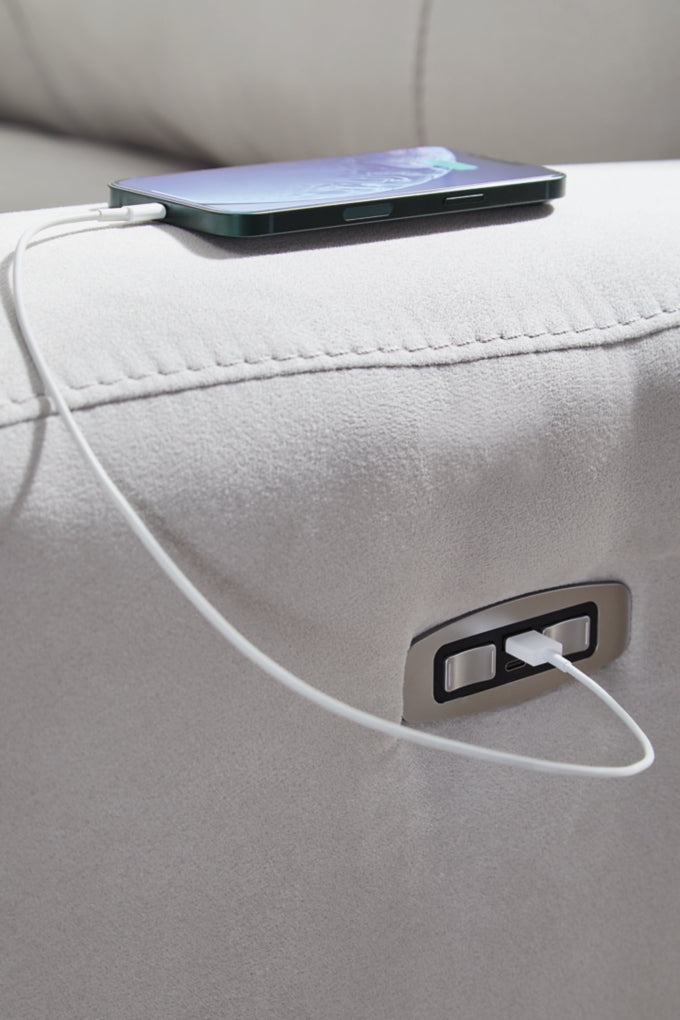 Grafton Pike 3-Piece Power Reclining Sectional