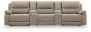 Brannigan 5-Piece Reclining Sectional with Storage Consoles