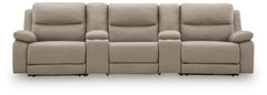 Brannigan 5-Piece Reclining Sectional with Storage Consoles